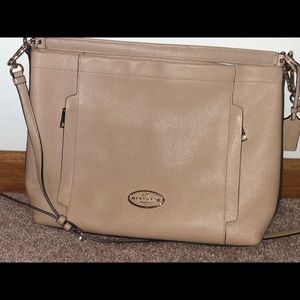 Two strap Coach handbag. Great condition!